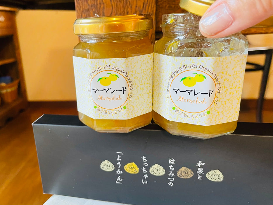 柚子茶マーマレードと和栗とはちみつのちっちゃいようかん