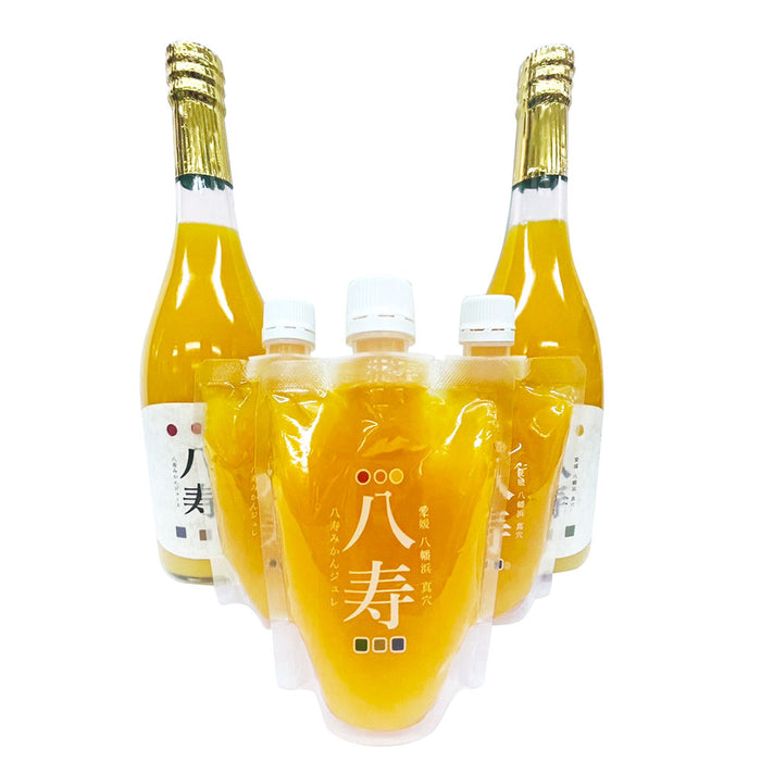 八寿みかんジュース2本、八寿みかんジュレ3個セット
