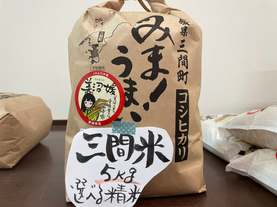 三間米５kg（５分つき）（定期便）