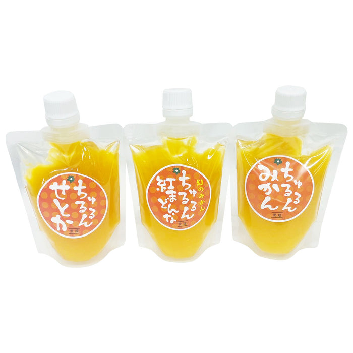えひめの愛果28号ジュース、はれひめジュース、ちゅるるんゼリー（みかん、せとか、紅まどんな）セット