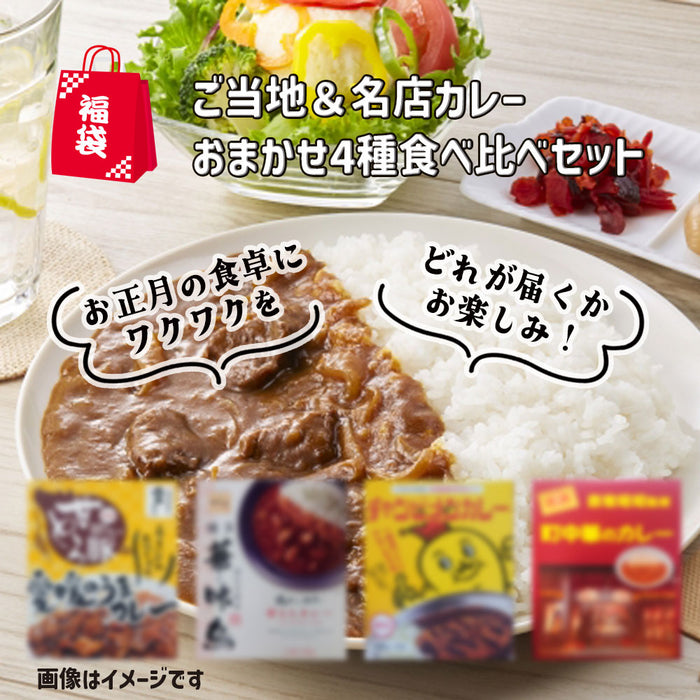 【福袋】ご当地＆名店カレーおまかせ4種食べ比べセット