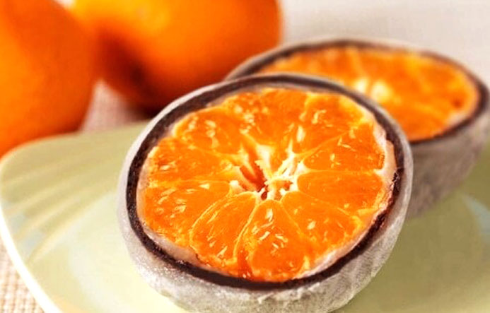 みかん＆チョコ大福